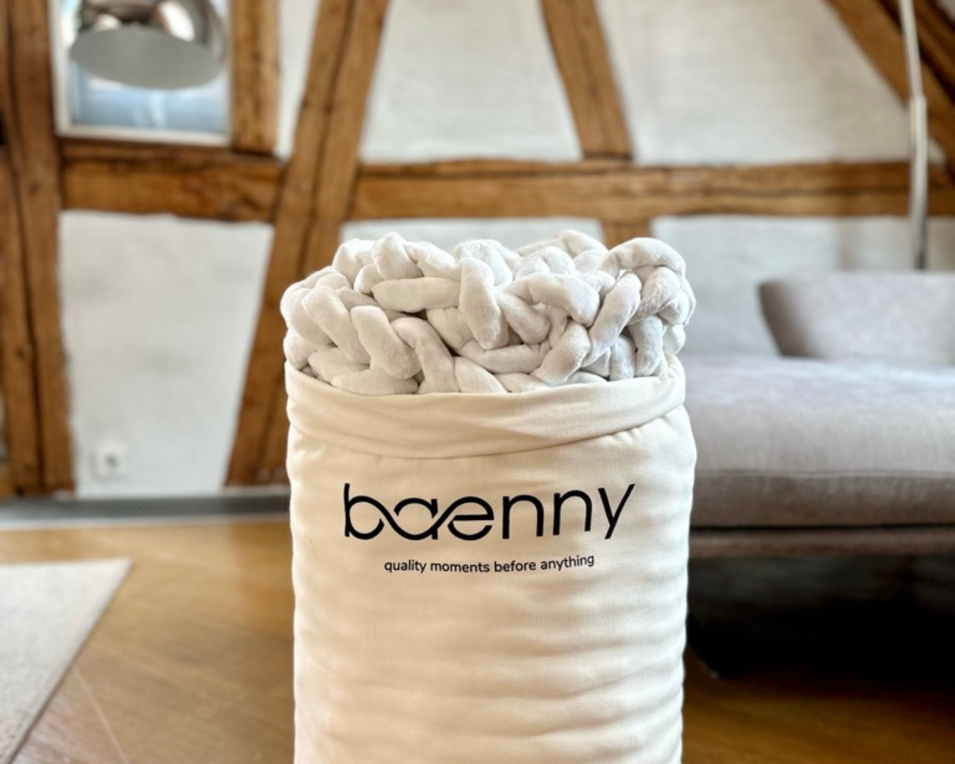 Pflegeleicht und hygienisch: So reinigst du deine baenny® Gewichtsdecke richtig