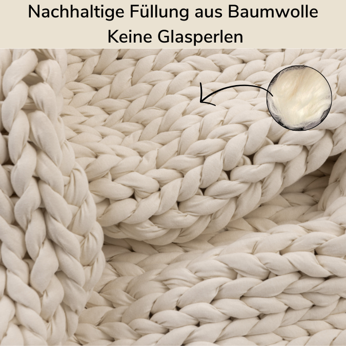 Baenny Gewichtsdecke aus Bio-Baumwolle (Kinder)
