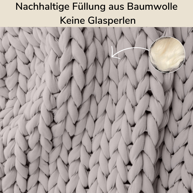 Baenny Gewichtsdecke aus Bio-Baumwolle (Kinder)