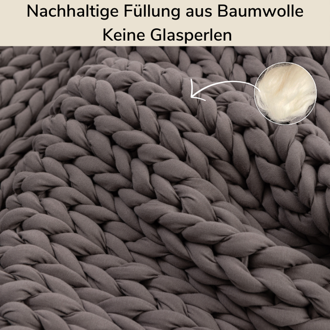 Baenny Gewichtsdecke aus Bio-Baumwolle (Kinder)