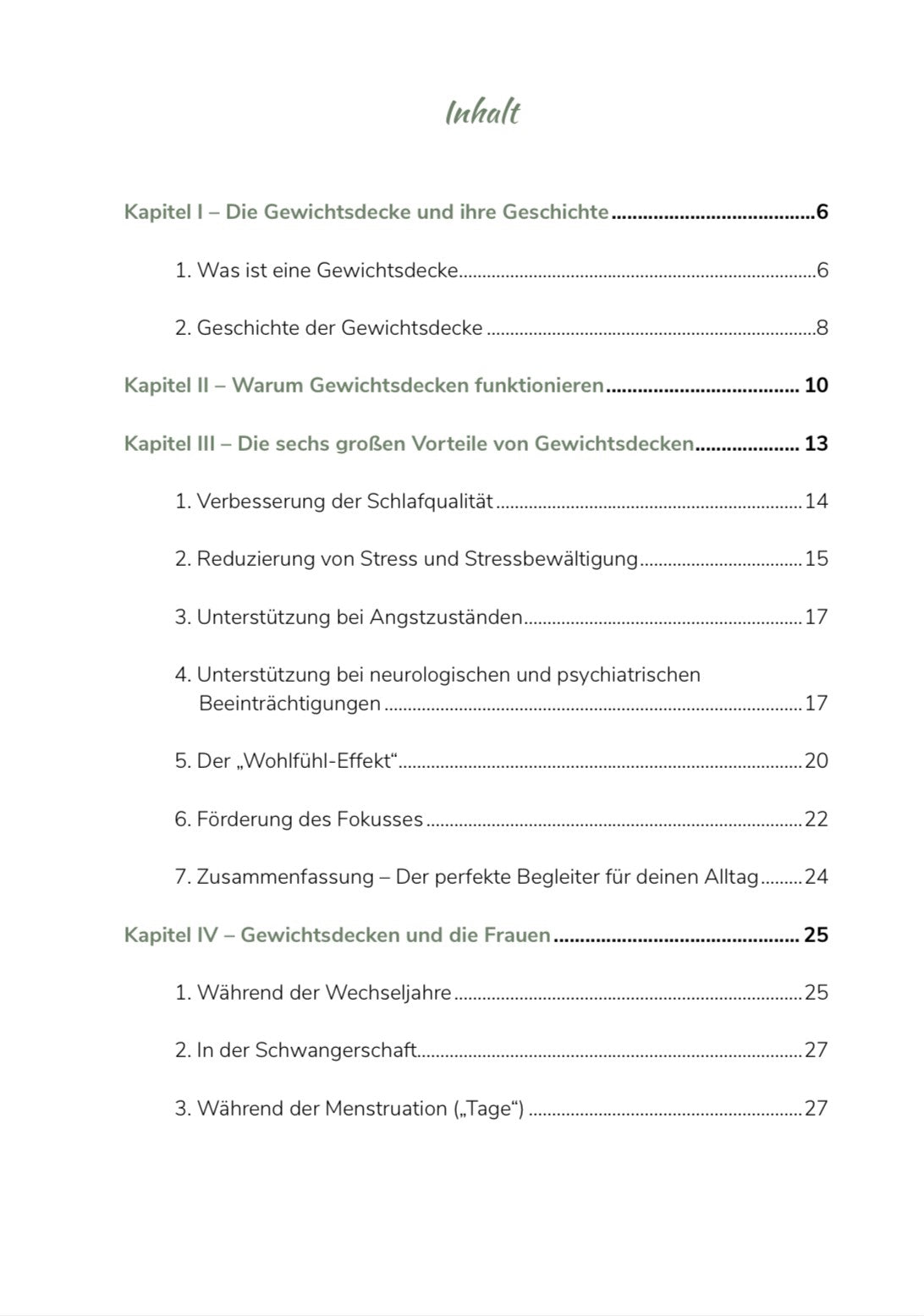 Alles, was du über Gewichtsdecken wissen musst.