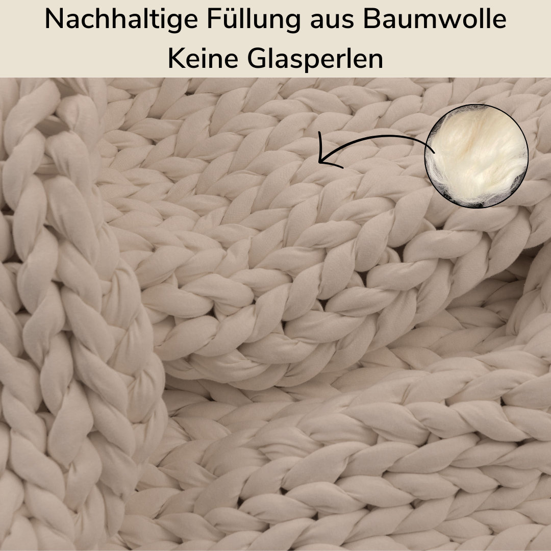 Baenny Gewichtsdecke aus Bio-Baumwolle